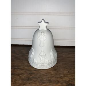 Bell VTG White Porcelain National Shrine of Our Lady of the Snows 1992 Roman Inc